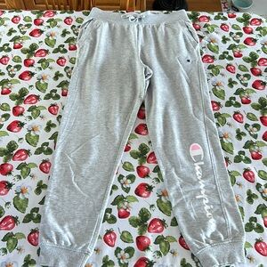 Girls gray sweatpants, Champion